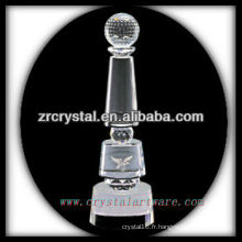 design attrayant blanc trophée de cristal X072